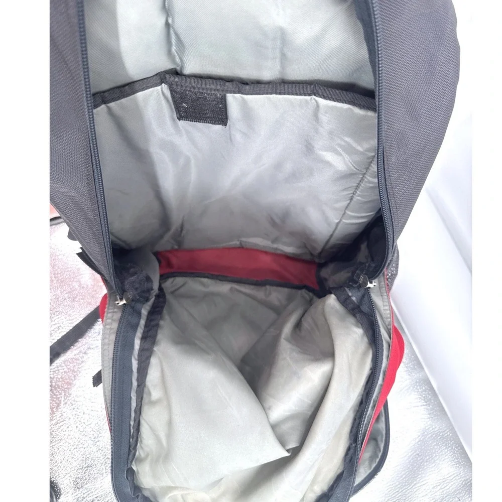 JanSport Airlift Backpack Maroon Black Hiking Outdoor School Laptop Bag